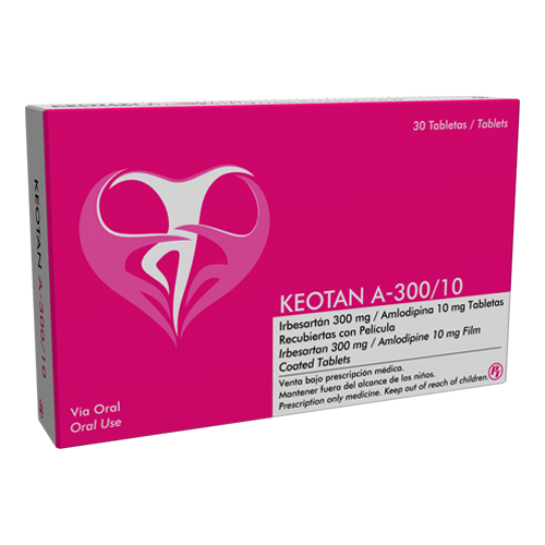 Keotan 300 mg + Amlodipino 10 mg